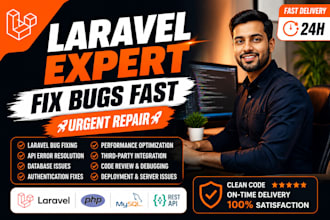 fix laravel bug, PHP bug, API and database issues