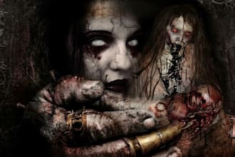 write horror youtube content and screen writing