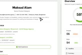 build ai resume builder web app ai CV builder, resume writing ai saas website