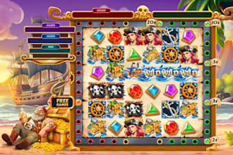 create professional slot game art