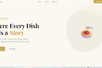 design a modern and responsive website for your business