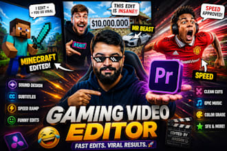 edit funny roblox, minecraft, call of duty gaming video editing for youtube