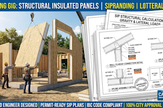 design a detailed millwork, furniture, and sip panel shop drawings