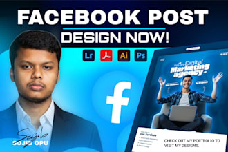 post and ads design for facebook