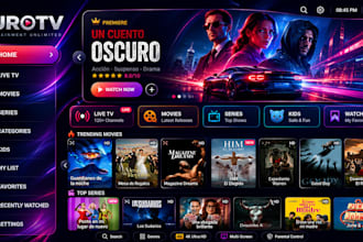 rebrand android apps, iptv ott  and ios app,dns setup with control panel