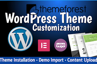 customize any wordpress theme or template