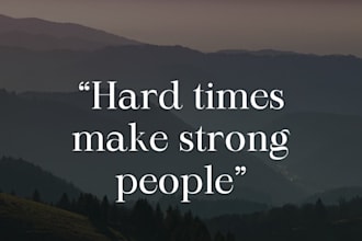 design motivational quote posts for social media