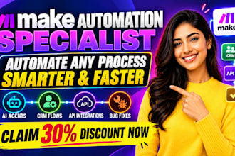 fix or rescue your broken make workflow scenario within 24 hours