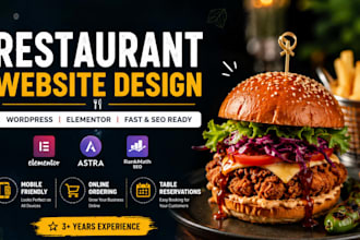 create website for your restaurant to boost reservations