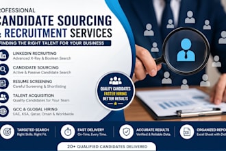 source candidates as per your requirement