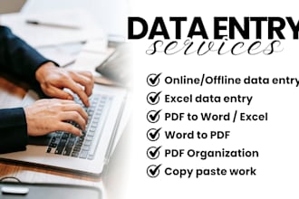 handle simple and accurate data entry tasks