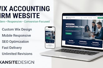 design wix accounting firm website for wix accountant wix bookkeeping