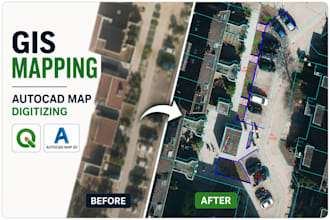 create cadastral and parcel maps in autocad map 3d and qgis