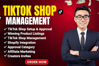 set up and manage tiktok shop