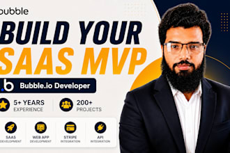 be your bubble io developer for saas mvp, web app development, API integration