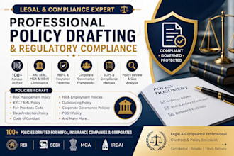 create legally compliant policies for your business