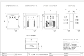 do drafting electrical cabinet and wiring