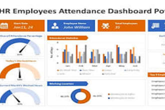 create professional excel attendance sheet, tracker and dashboard