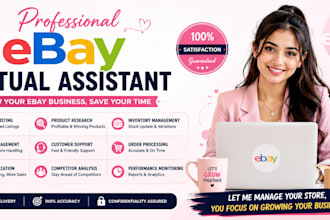 provide expert ebay virtual assistant services
