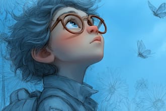 design children book cover, fantasy book cover, e book cover