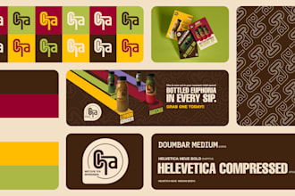 design a logo and brand identity with guidelines for your business