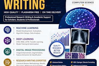 provide machine learning and deep learning research consultation