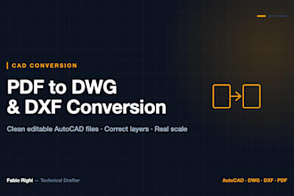 convert PDF to dwg dxf and dwg to PDF in autocad accurately