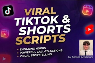 write engaging tiktok scripts and youtube shorts scripts