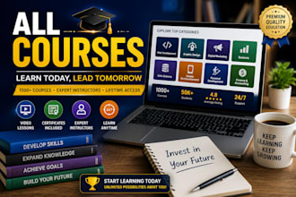 create professional video courses and lectures on any topic