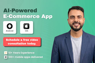 develop ai powered ecommerce mobile app for android and ios