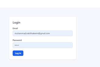 develop a custom web application