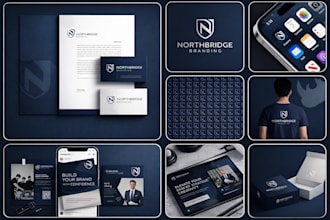 design your branding kit package, design a business logo, brand identity