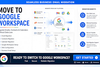 migrate emails to google workspace from microsoft 365, zoho or cpanel