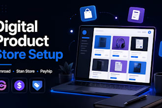 setup gumroad store stan store promotion payhip gumroad digital product store