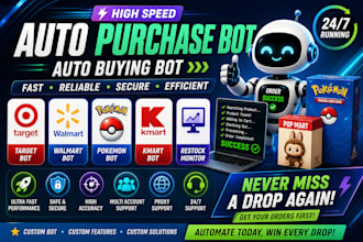 do auto purchase bot shopping bot walmart bot target bot pokemon bot kmart bot