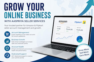 manage your amazon flipkart and meesho seller account professionally