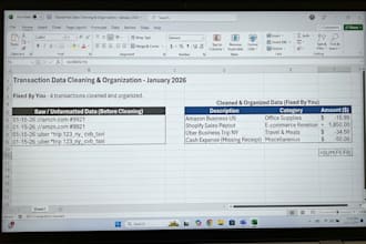 automated excel bookkeeping and zoho books cloud accounting