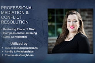 provide expert mediation and conflict resolution