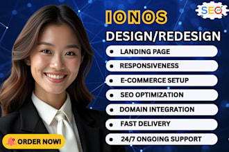ionos website design, ionos website, ionos website redesign, ionos SEO, ionos