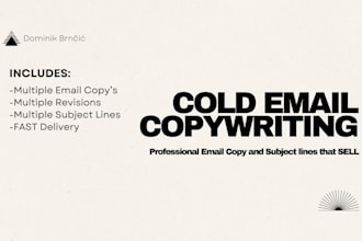 write you a professional email copy