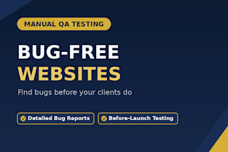 manually test your website to boost user experience