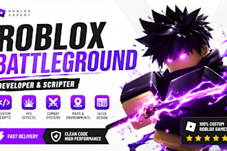 be roblox developer, roblox gfx roblox vfx scripter battleground combat for game