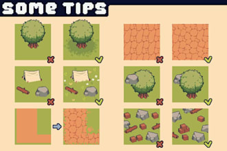 do pixel art background illustration isometric pixel art, tileset, sprite sheet