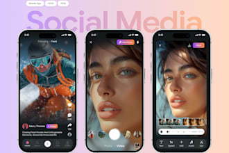 design fintech ecommerce and social media app UI UX