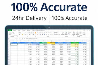 provide excel data entry, cleaning, and formatting services