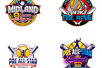 design wonderful softball logo with free vector files