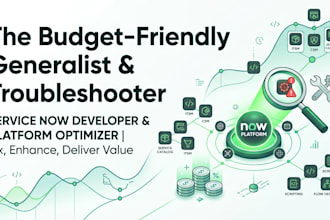 do budget friendly servicenow development, scripting and fixes