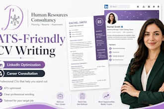 write an ats friendly CV and optimize your linkedin profile
