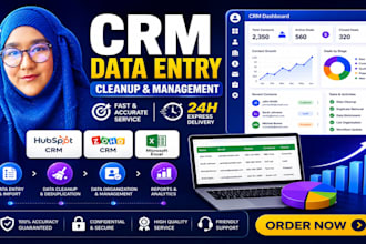 be your administrative assistant for admin support and CRM management