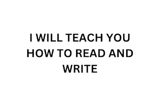 teach how to read and write